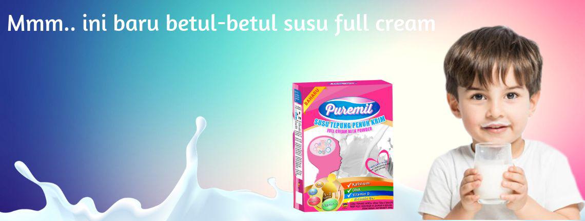 Susu Puremil membantu meningkatkan selera makan dan berat badan